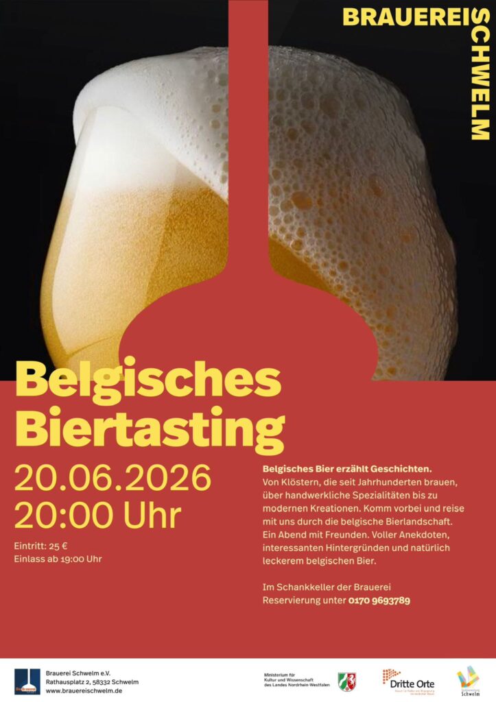 Belgisches Biertasting – Veranstaltung in der Brauerei Schwelm